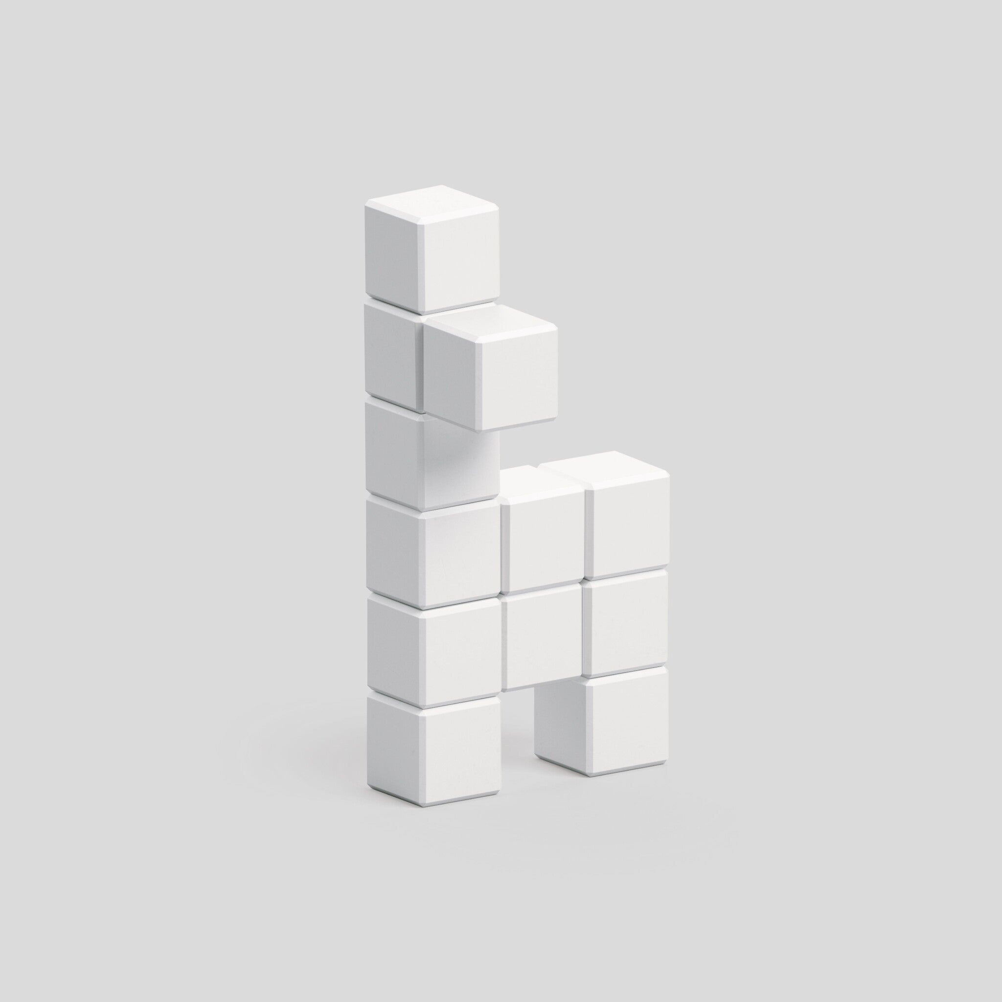 Pixio | Magnetische Blokken Color Series White Llama 12 Stuks