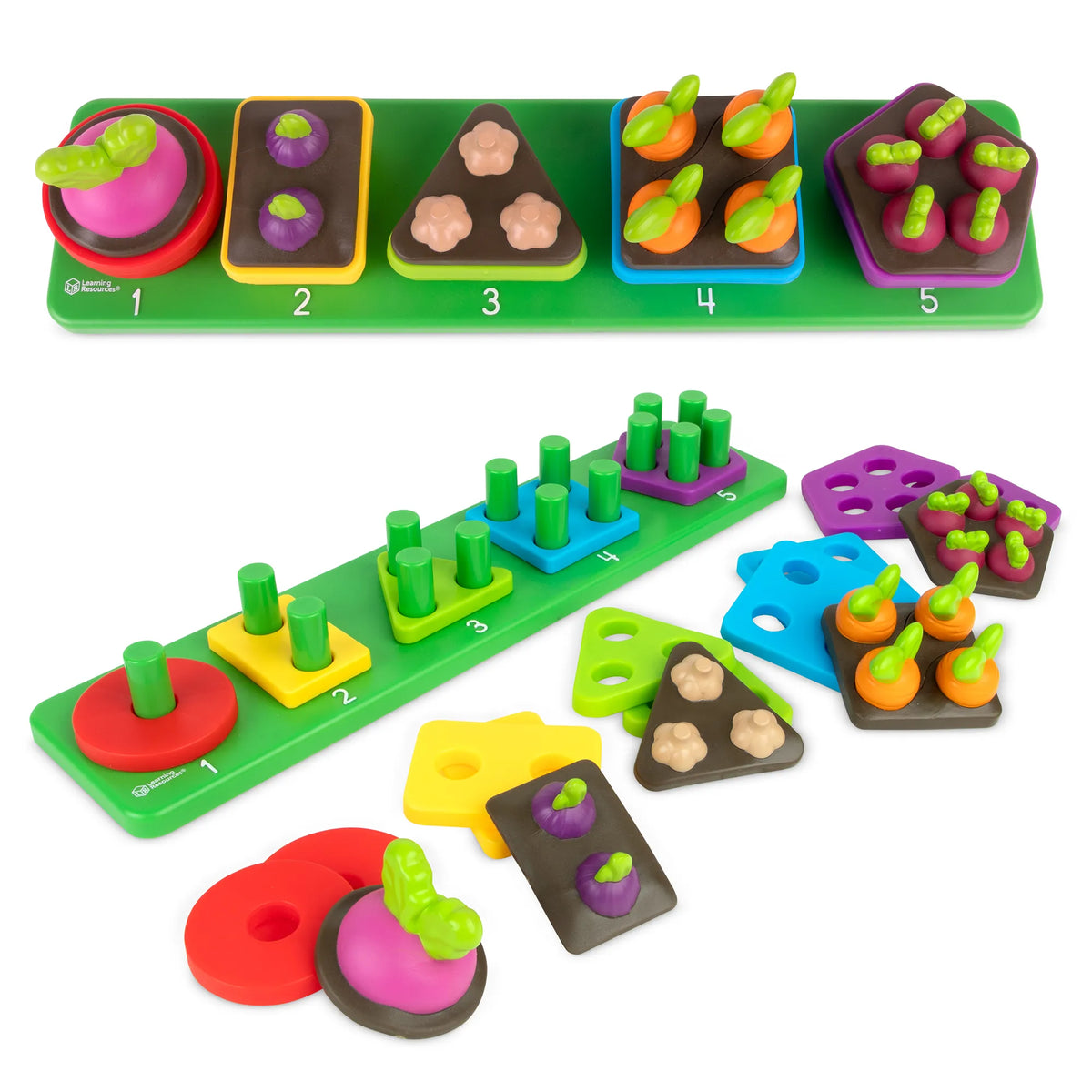Learning Resources | stacking shapes garden