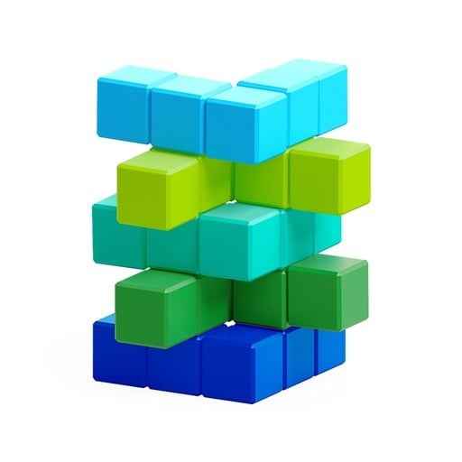 Pixio | Magnetic Blocks Abstract Series Amphibio 60 Pieces