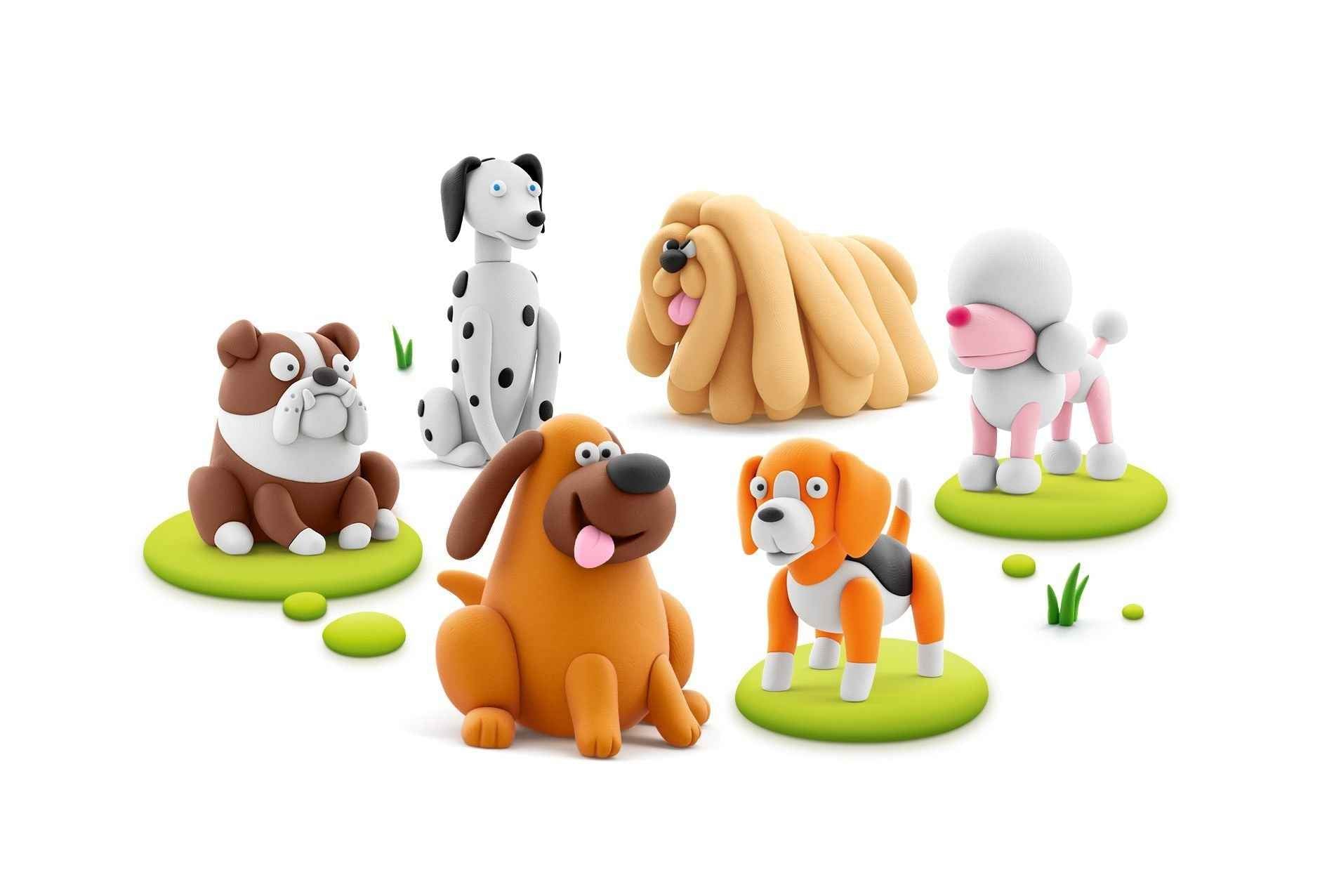 Hey Clay | Modeling Clay Dog Friends