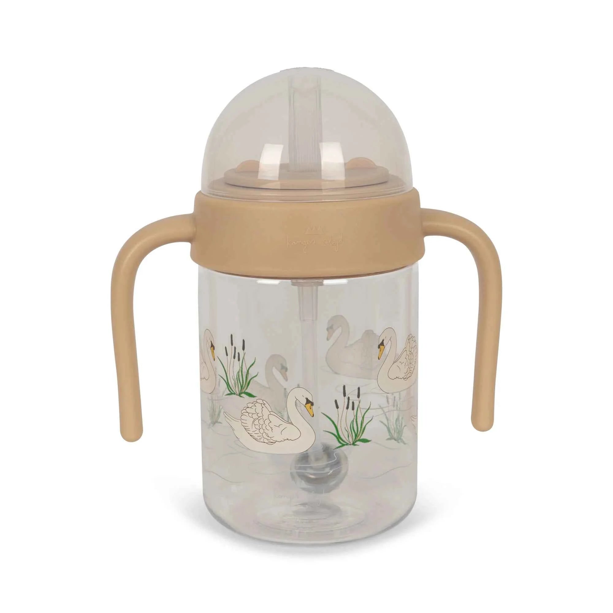 Konges Slojd Drinking Bottle with Handle - Swan