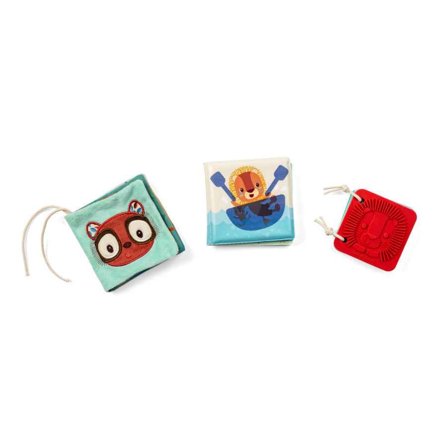 Lilliputiens | Jack 3 Sensory Books for Babies Jungle