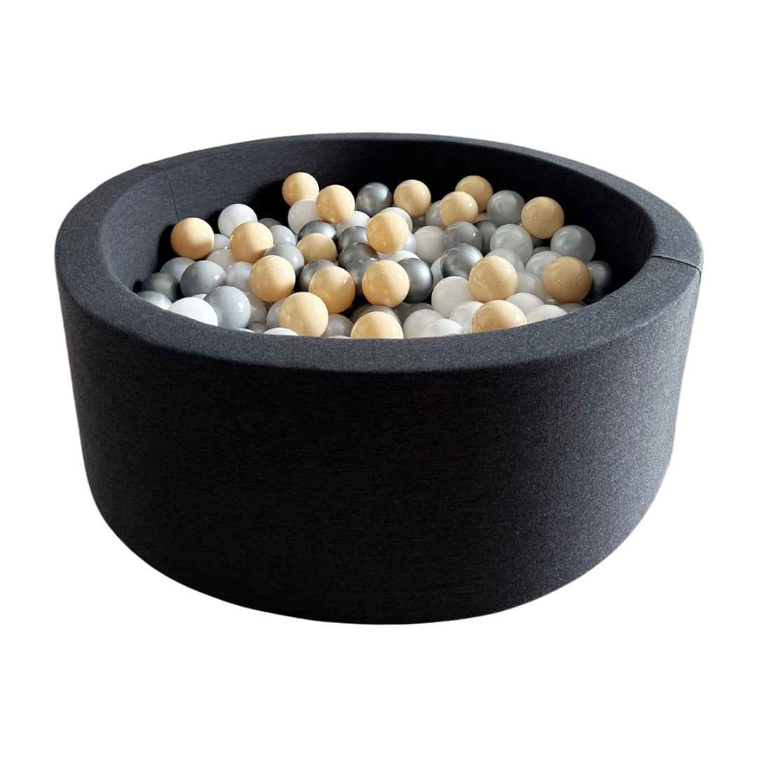 Moje | Cotton Bubble Bath - Graphite 90x30 cm + Balls