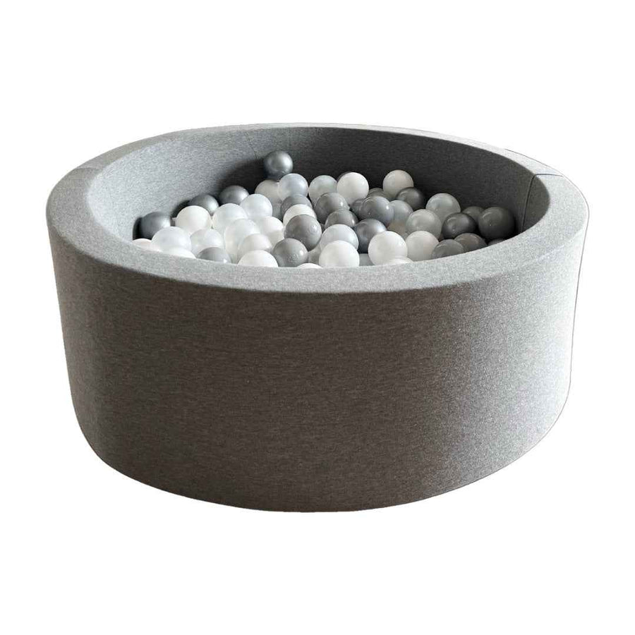Moje | Ballenbad Cotton - Grey 90x30 cm + Ballen
