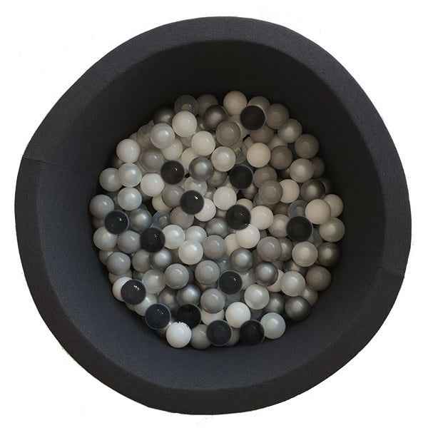 Ball pit - anthracite - includes 200 pearl-grey-black balls