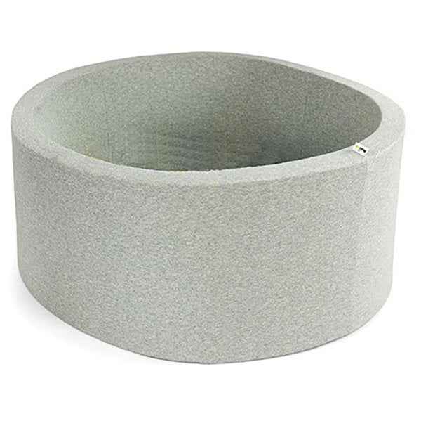 Ball pit - grey - includes 200 white, pearl, grey, silver, baby blue balls