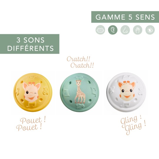 Sophie La Girafe | Interactieve Bal Musical Balls 3-pack