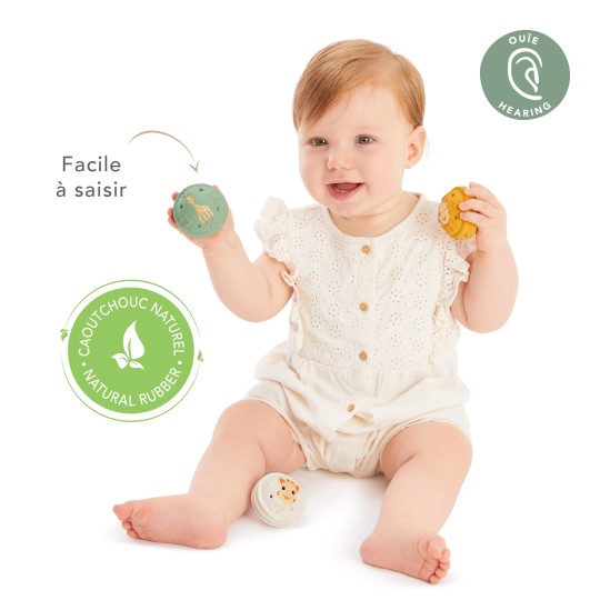Sophie La Girafe | Interactieve Bal Musical Balls 3-pack