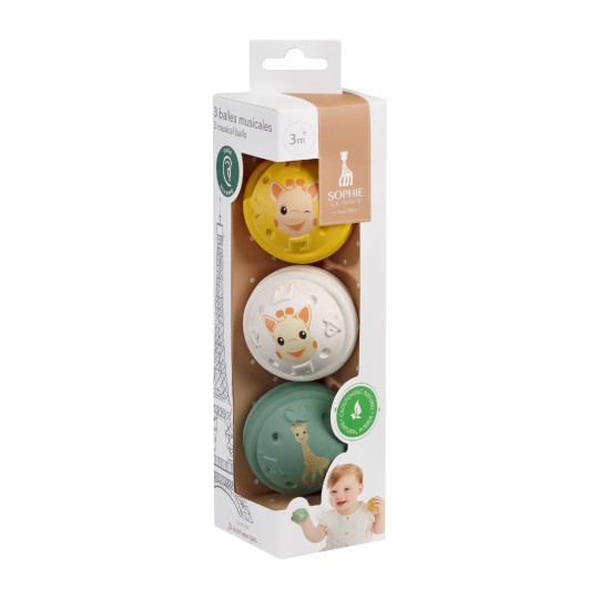 Sophie La Girafe | Interactieve Bal Musical Balls 3-pack