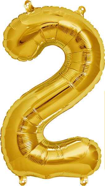 Balloon - numbers - gold - 40 cm - Northstar - 2