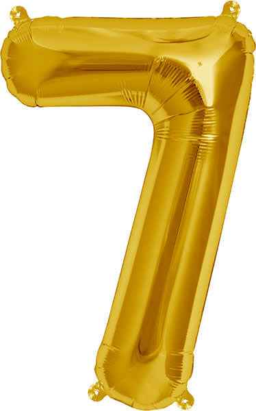 Balloon - Numbers - Gold - 40 cm - Northstar - 7