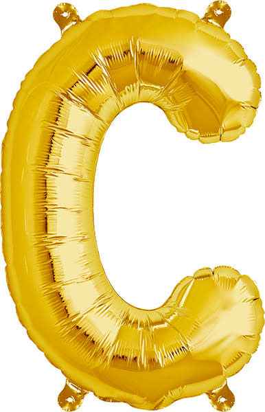 Ballon - letters - goud - 40 cm - Northstar - C