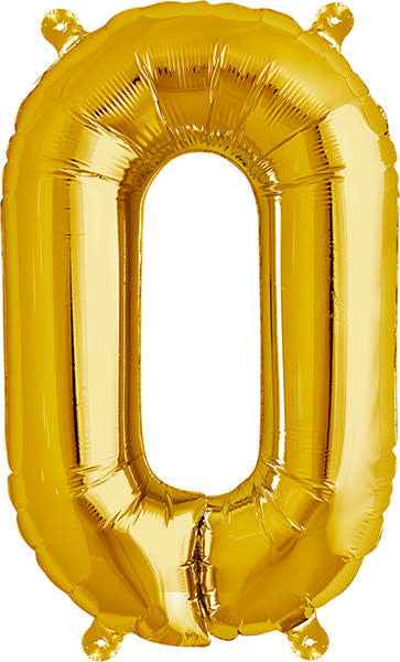 40 cm Gold Letter Balloon - Northstar - O