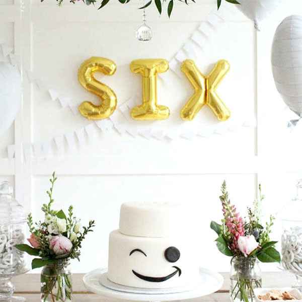 Balloon - letters - gold - 40 cm - Northstar - E