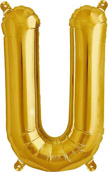 Ballon - letters - goud - 40 cm - Northstar - U