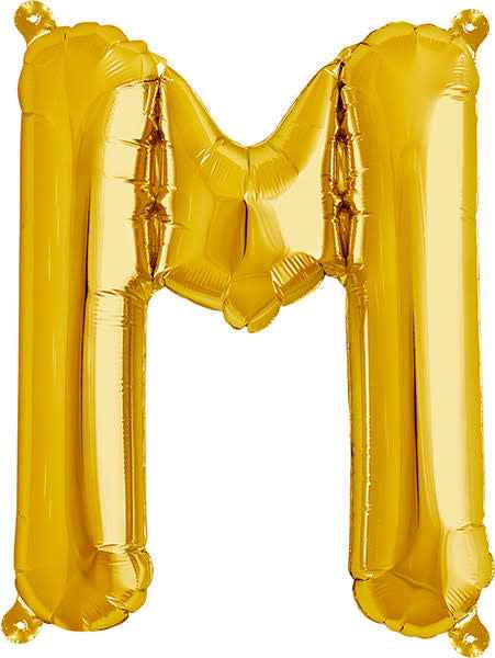 Balloon - letters - gold - 40 cm - Northstar - M