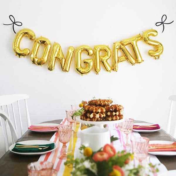 Balloon - letters - gold - 40 cm - Northstar - A