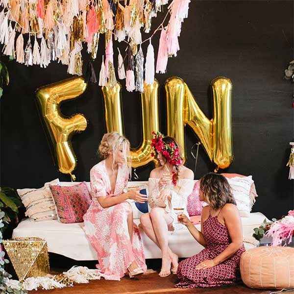 Balloon - letters - gold - 40 cm - Northstar - A