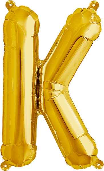 Ballon - letters - goud - 40 cm - Northstar - K