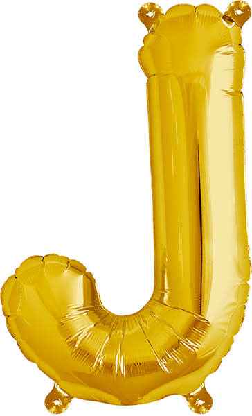 Balloon - letters - gold - 40 cm - Northstar - J