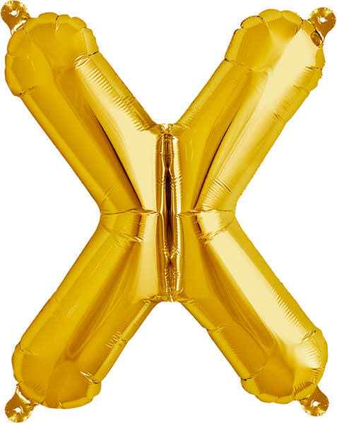 Balloon - letters - gold - 40 cm - Northstar - X