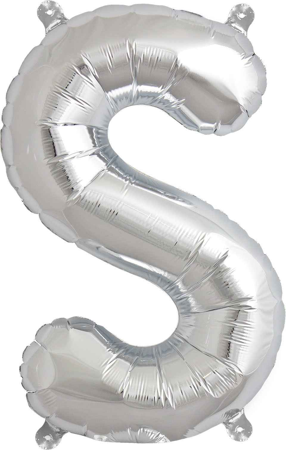 Ballon - letters - zilver - 40 cm - Northstar - S