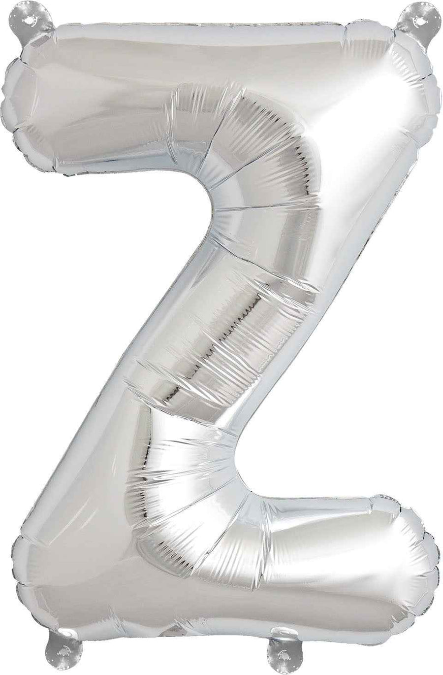 Ballon - letters - zilver - 40 cm - Northstar - Z