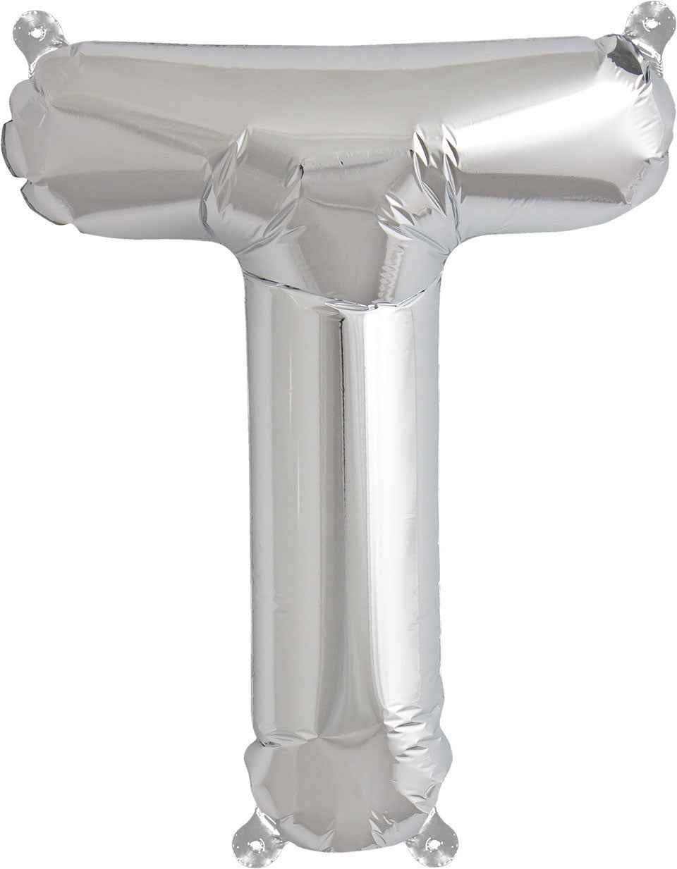 Ballon - letters - zilver - 40 cm - Northstar - T