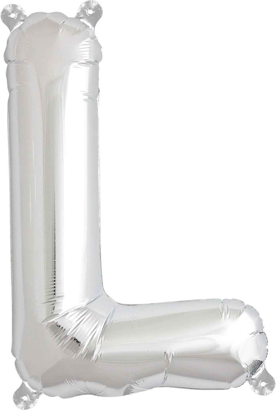 Ballon - letters - zilver - 40 cm - Northstar - L