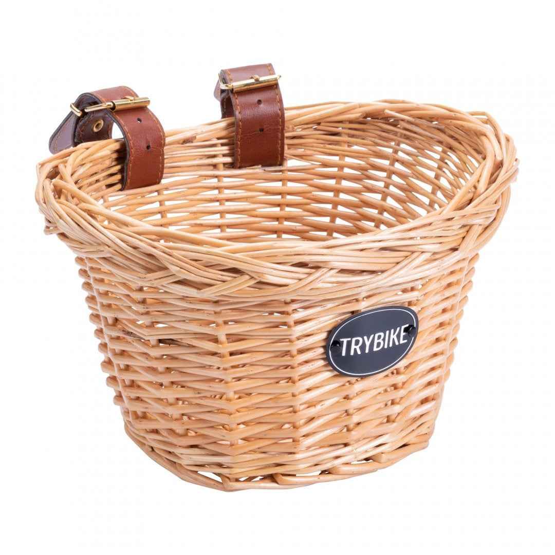 Bike basket - reed basket - Trybike
