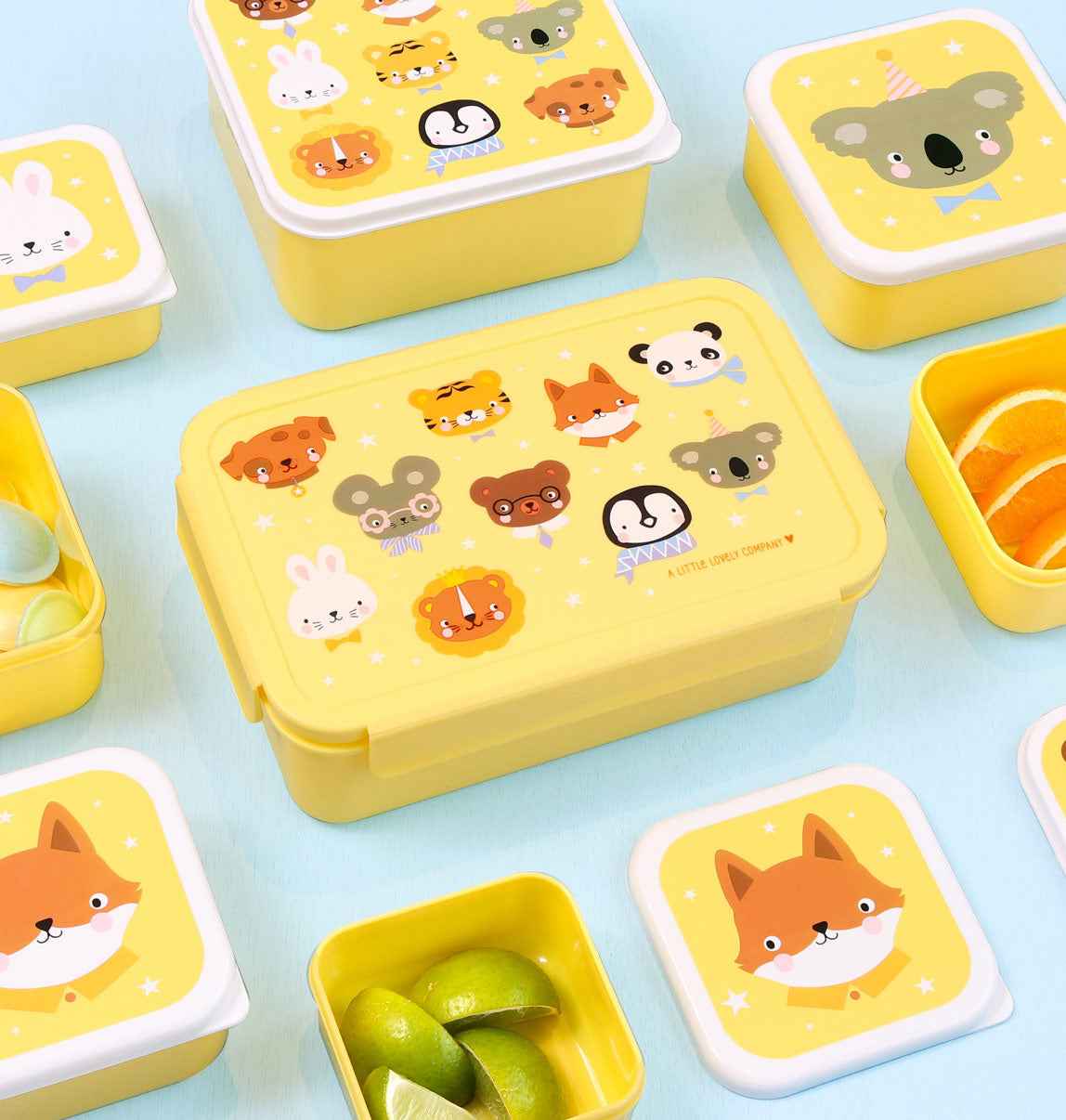 A Little Lovely Company | Bento Lunch Box Animal Friends