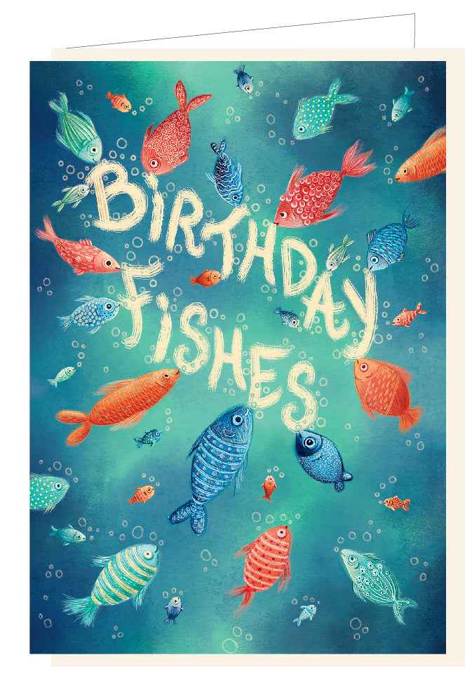 Mail-Box | Wenskaart Barbara Denef Birthday Fishes