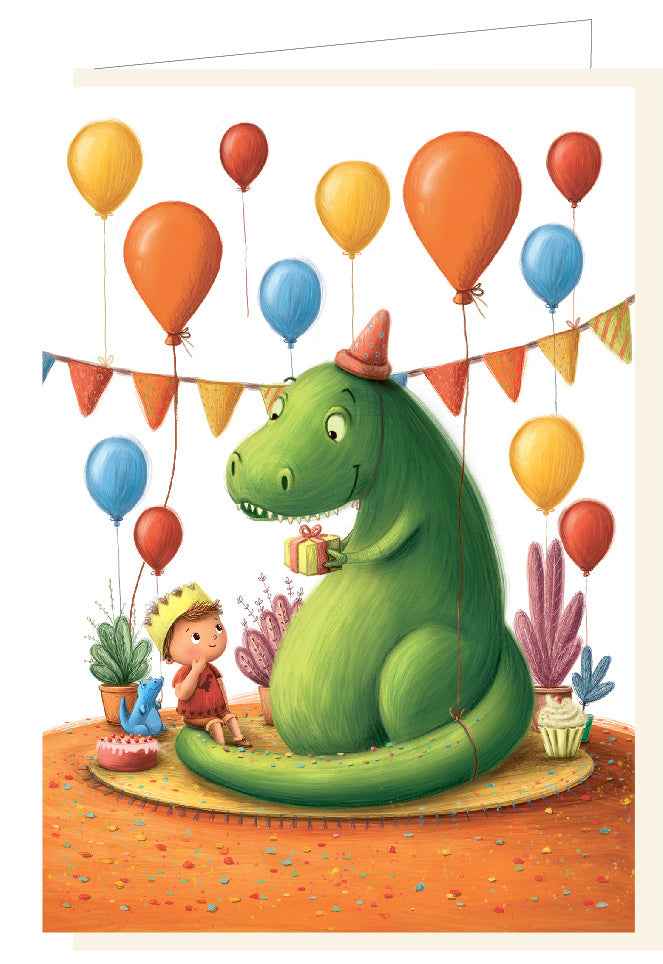 Mail-Box | Greeting Card Barbara Denef Dinosaur Party