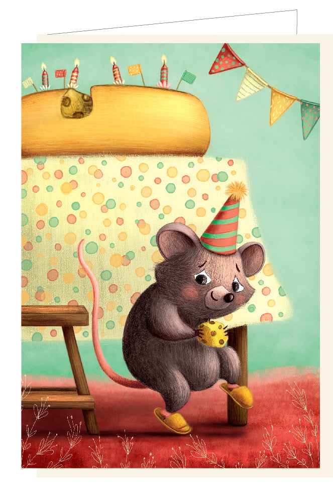 Mail-Box | Greeting Card Barbara Denef Little Mouse At A Party