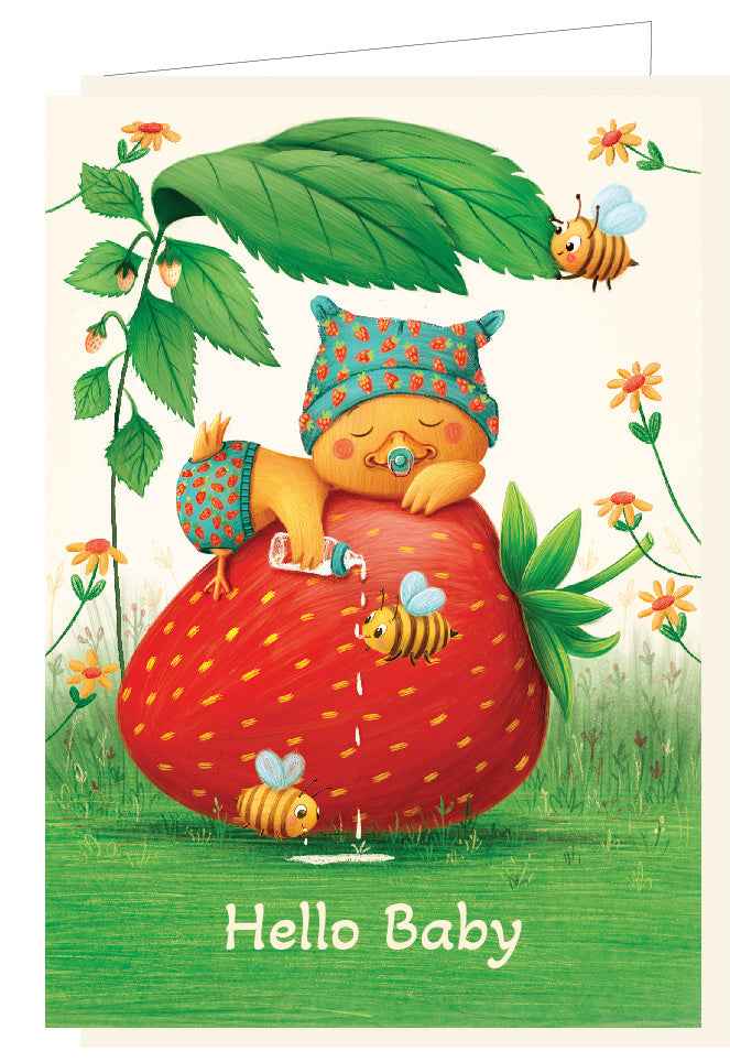 Mail-Box | Wenskaart Barbara Denef Hello Baby