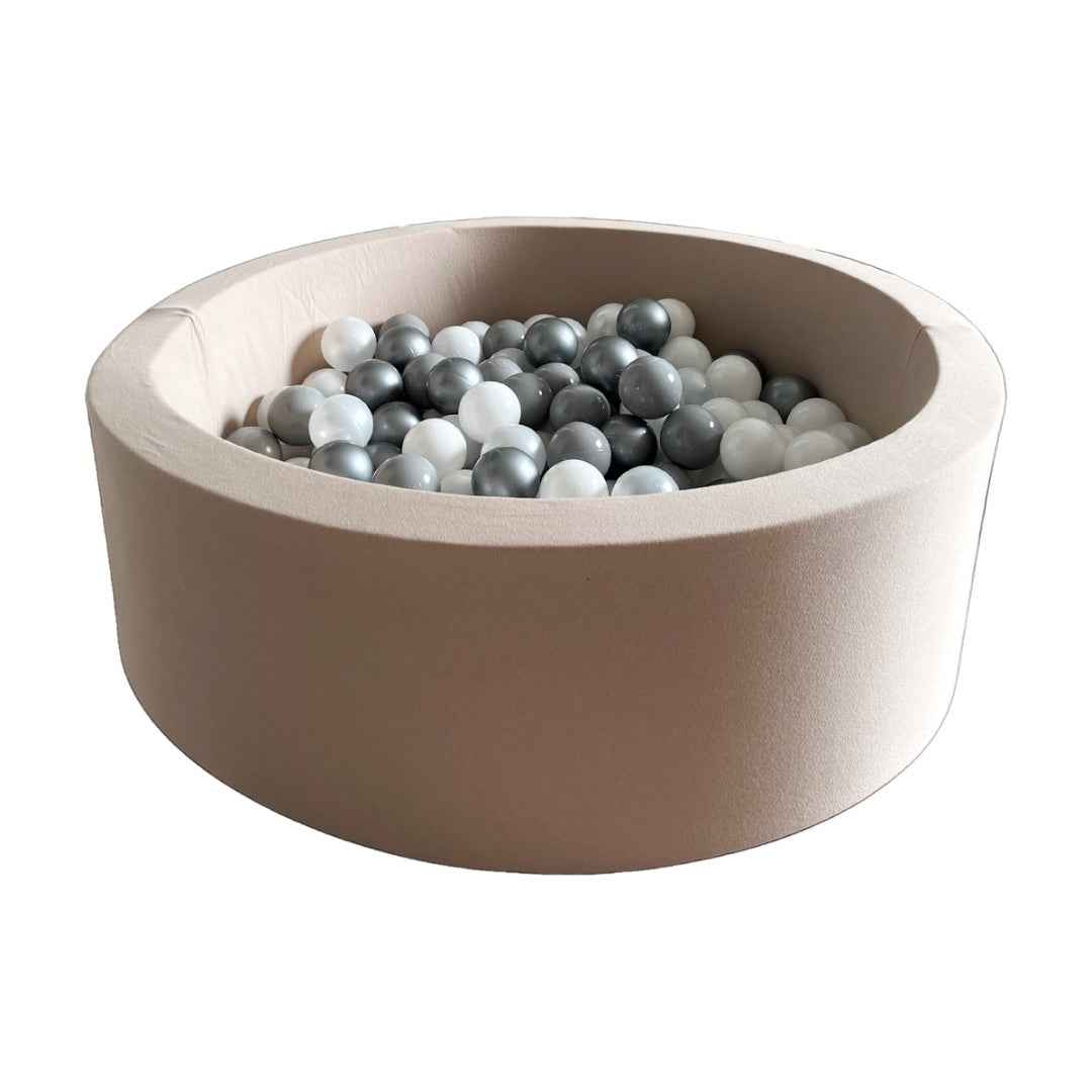 Moje | Cotton Bubble Bath - Beige 90x30 cm + Balls
