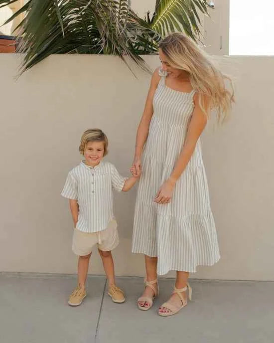 Rylee and Cru | Heathered Sand Bermuda Shorts