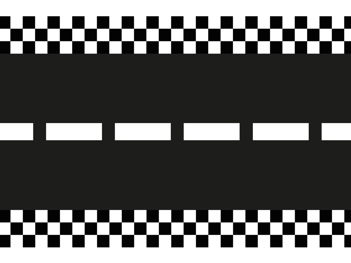 party Deco Tafelloper - Racebaan