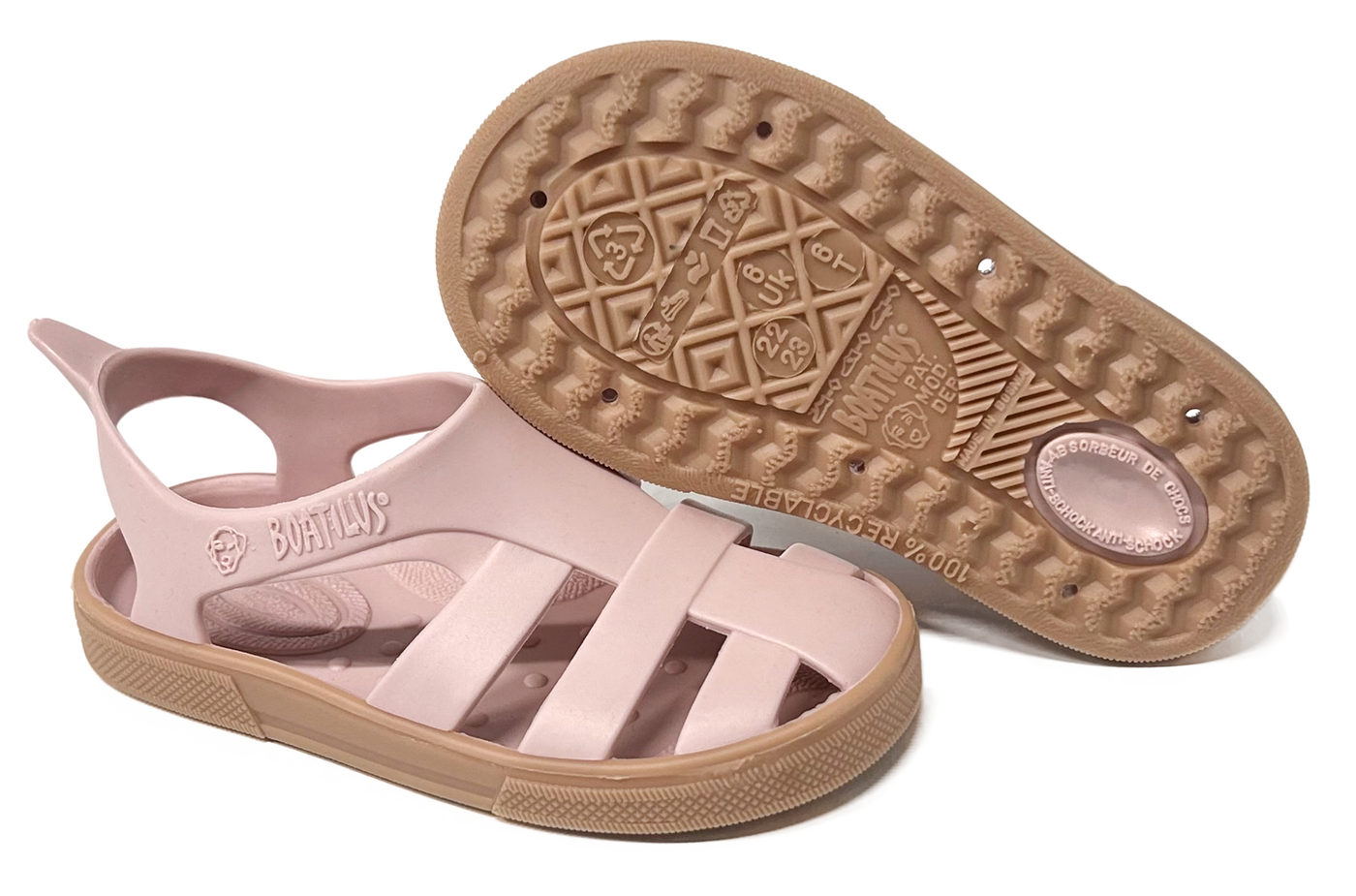 Boatilus | Sandalen bioty old pink/beige
