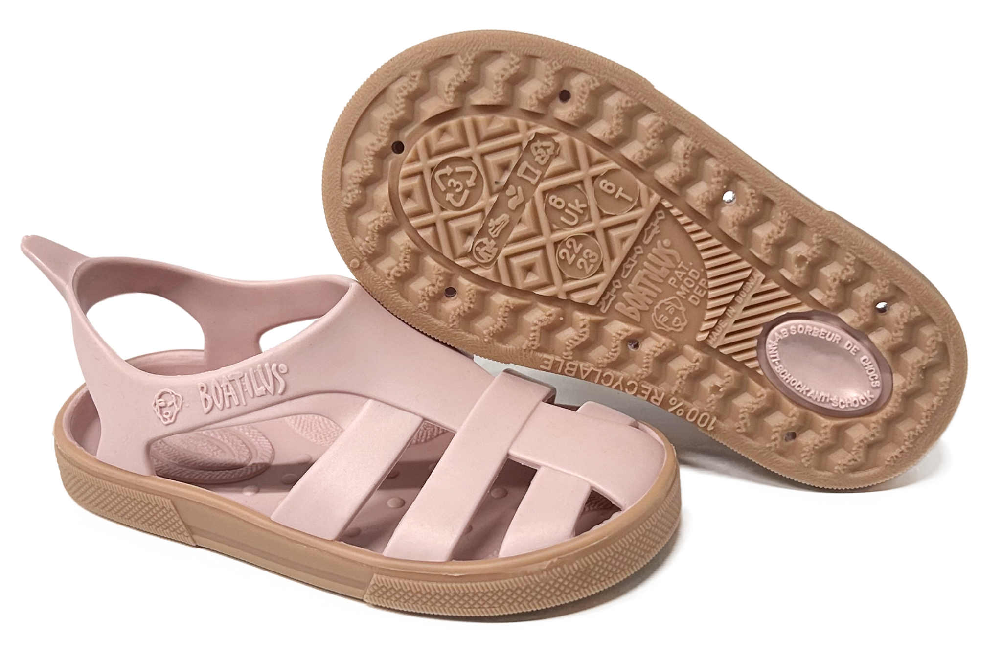 Boatilus | Sandalen bioty old pink/beige