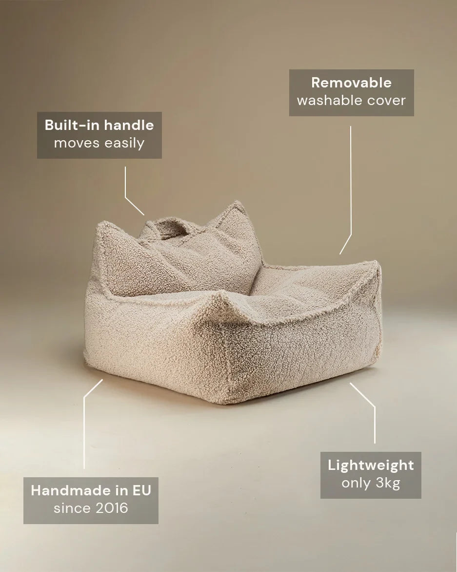 Wigiwama | Zitzak Beanbag Chair Biscuit