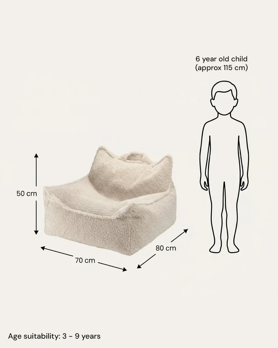 Wigiwama | Zitzak Beanbag Chair Biscuit