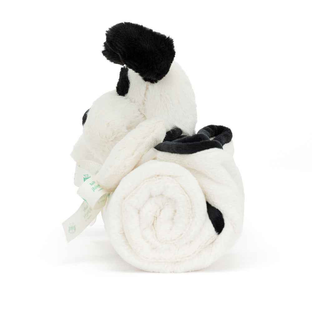 Jellycat | Bashful Black & Cream Puppy Blankie