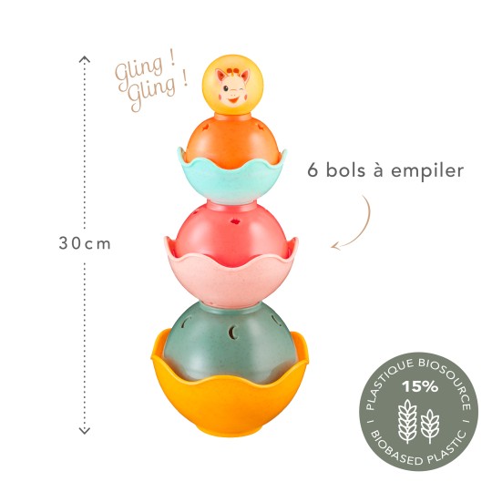 Sophie La Girafe | Stapelpyramide