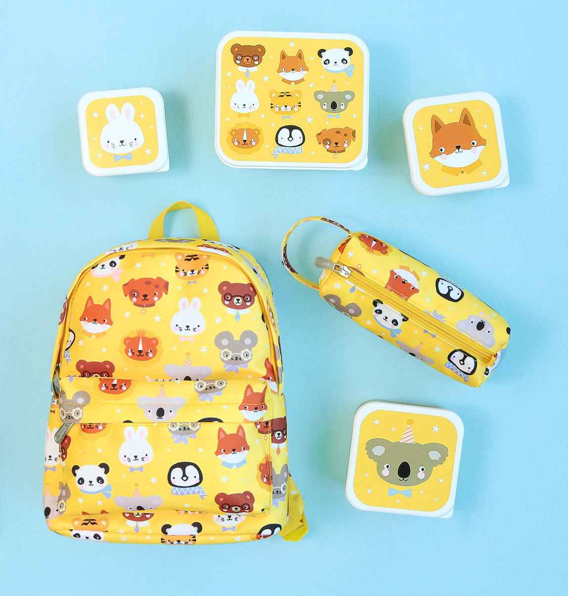 A Little Lovely Company | Animal Friends Small Backpack