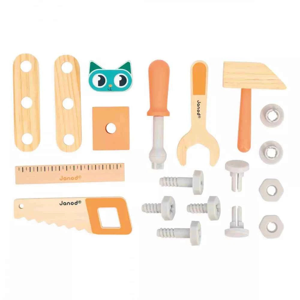 Janod | Brico'kids - Pull-Along Craft Truck