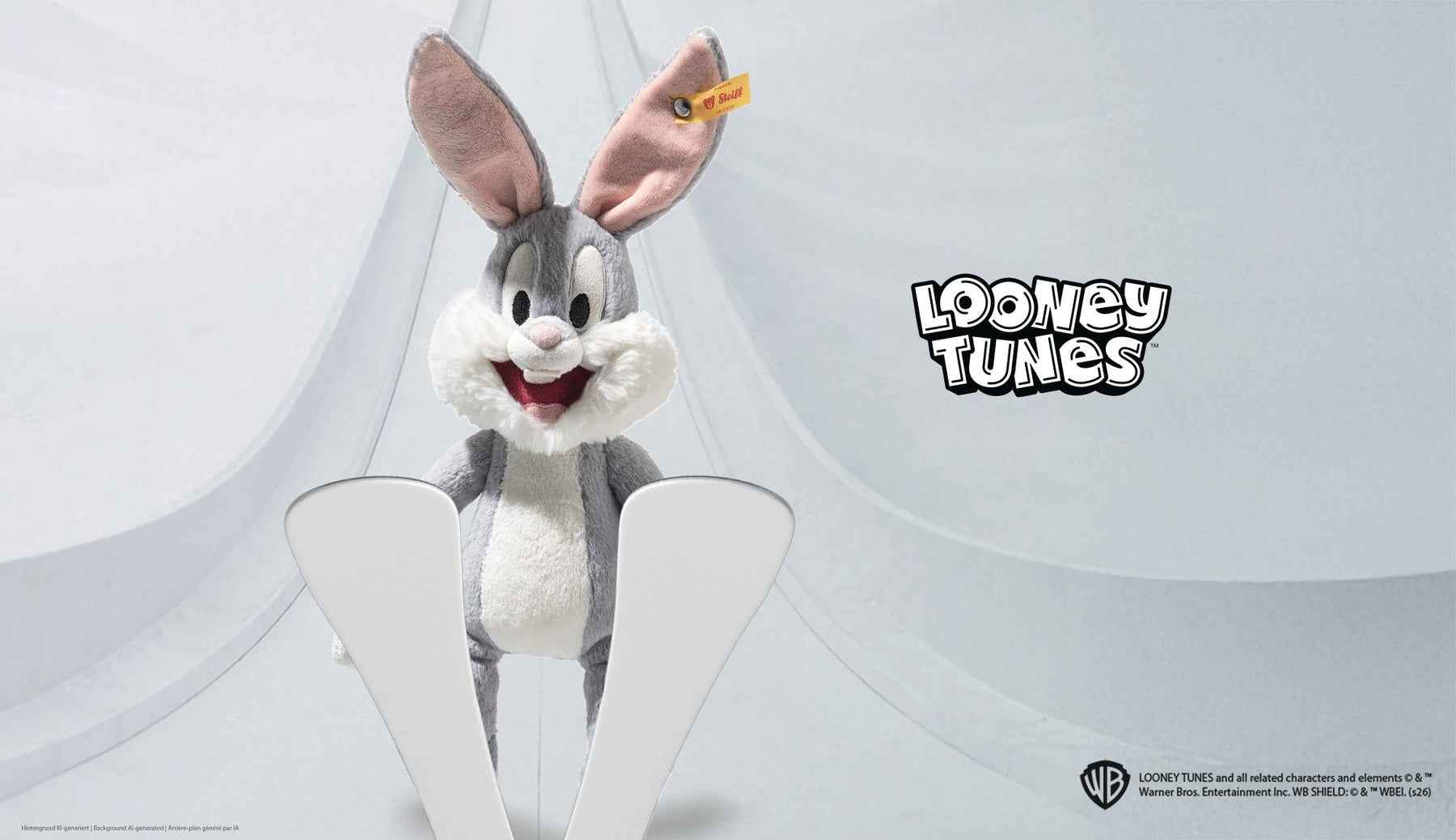 Steiff | Looney Tunes Bugs Bunny 32 cm Light Grey