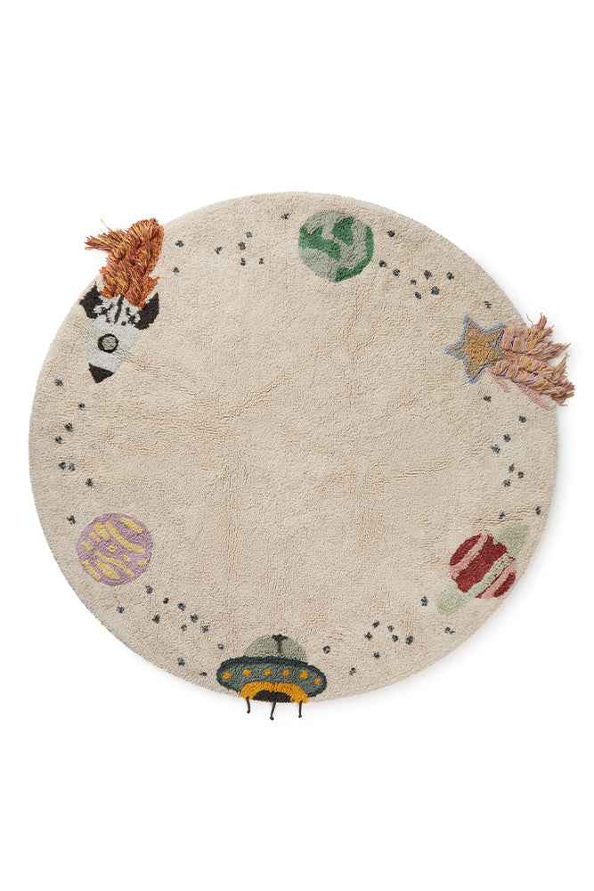 Lorena Canals | Washable Room Rug Interstellar Journey Ø140cm