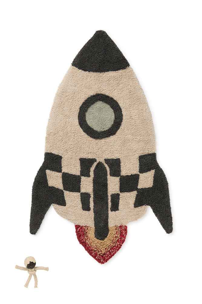 Lorena Canals | Kamertapijt Washable Rug Rocket 85x135cm