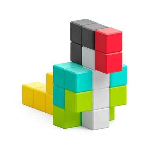 Pixio | Magnetic Blocks Design Series PIXIO-50 50 Pieces